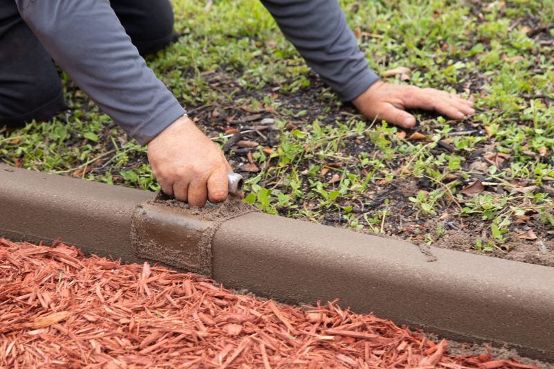 Lawn Border Installation detail